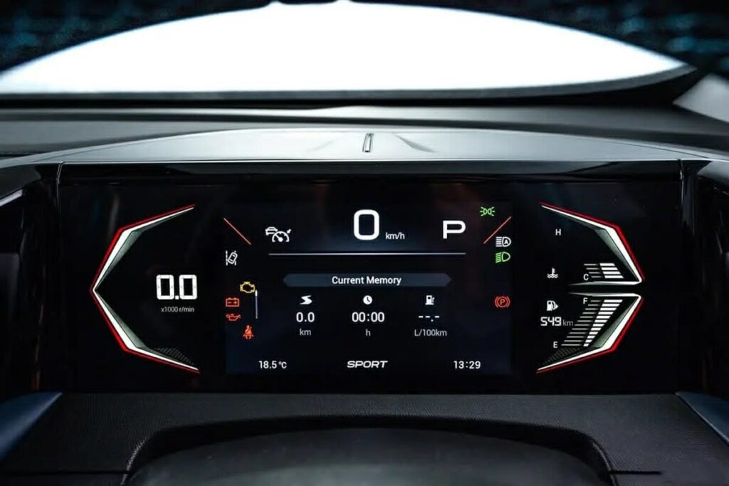 đồng hồ xe GAC GS3