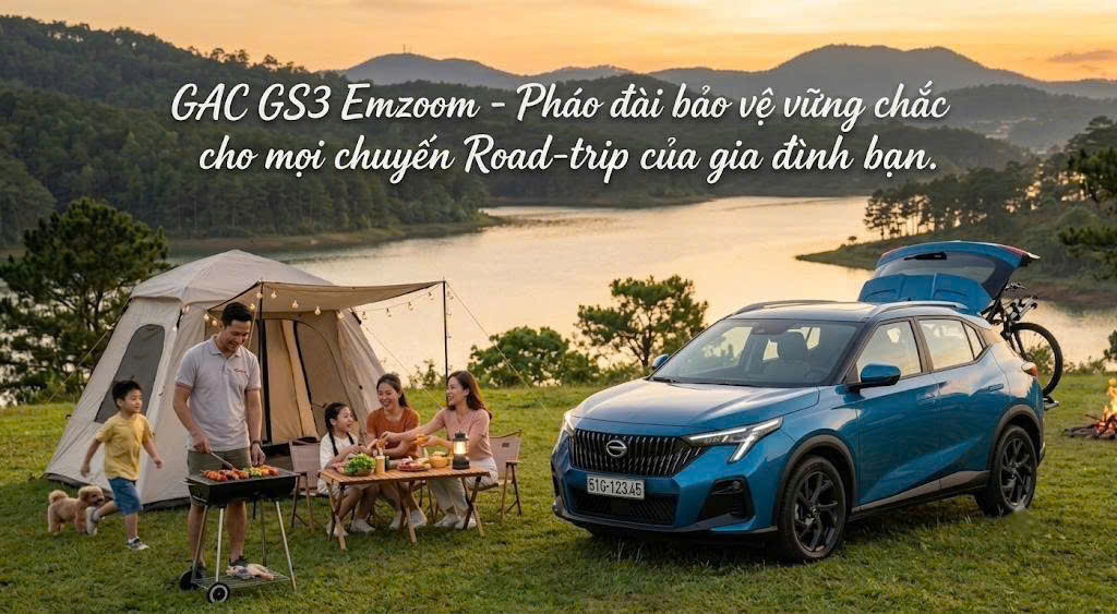 Hình ảnh minh họa gia đình cạnh GAC GS3